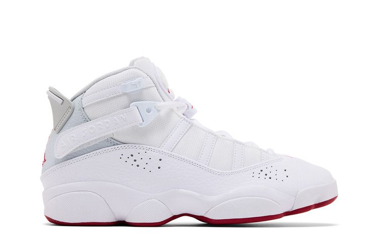 Air Jordan 6 Rings 'White Mystic Hibiscus' — White/Pure Platinum/Mystic Hibiscus