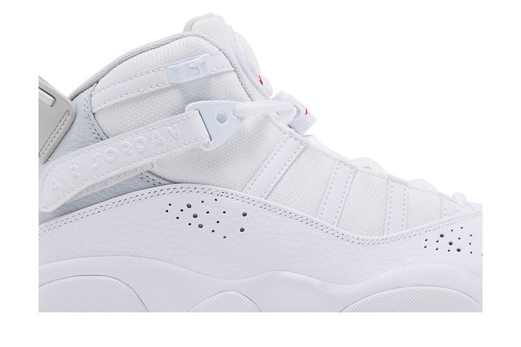 Air Jordan 6 Rings 'White Mystic Hibiscus' — White/Pure Platinum/Mystic Hibiscus