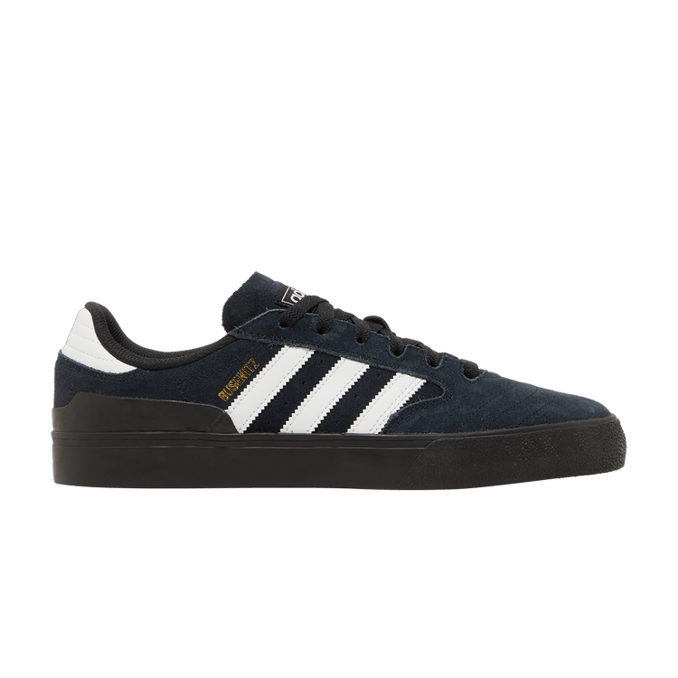 Adidas Busenitz Vulc 2 'Black Gold Metallic' — Core Black/Cloud White/Gold Metallic