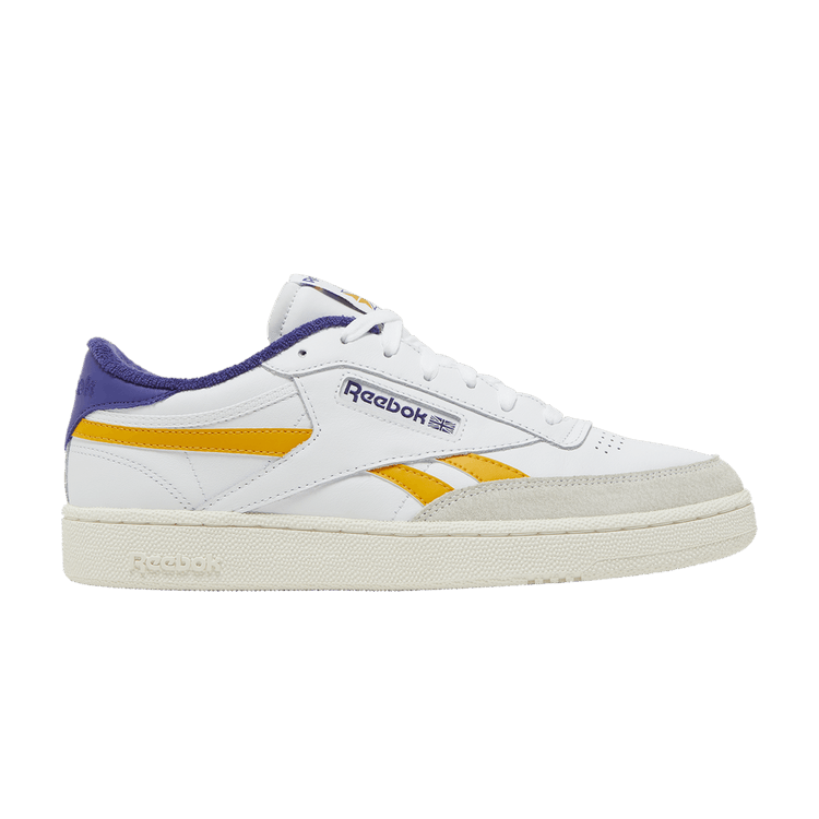 Reebok Club C Revenge 'White Bold Purple' — Footwear White/Collegiate Gold/Bold Purple