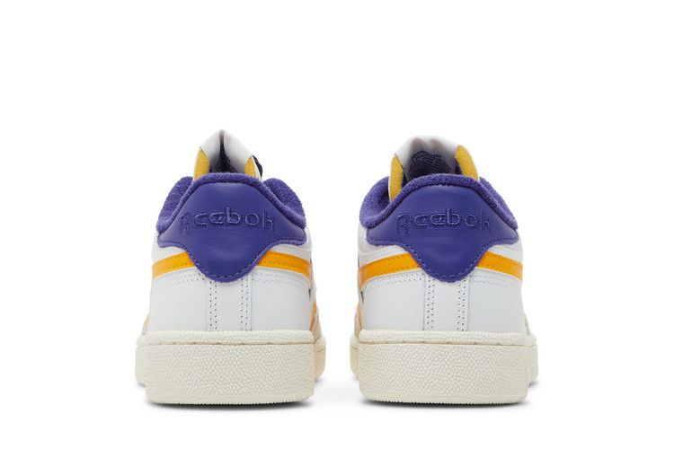 Reebok Club C Revenge 'White Bold Purple' — Footwear White/Collegiate Gold/Bold Purple