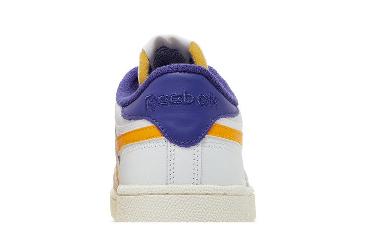 Reebok Club C Revenge 'White Bold Purple' — Footwear White/Collegiate Gold/Bold Purple