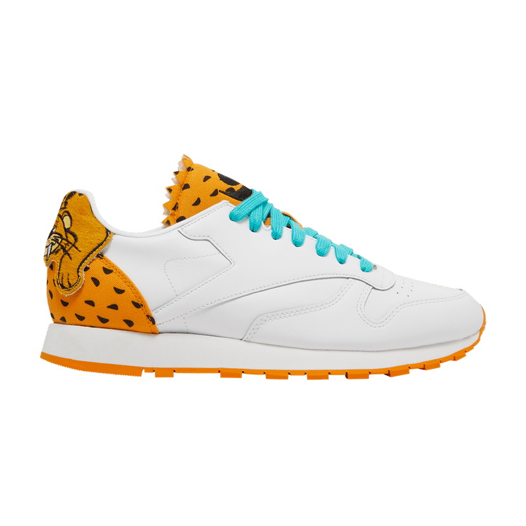Flintstones Meet Jetsons x Reebok Classic Leather 'Baby Puss' — Footwear White/Golden Horizon/Boldly Yellow