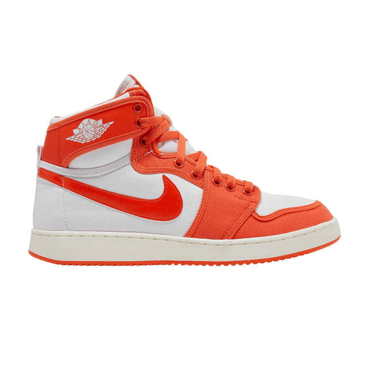 Air Jordan 1 KO High 'Syracuse' — Rush Orange/White