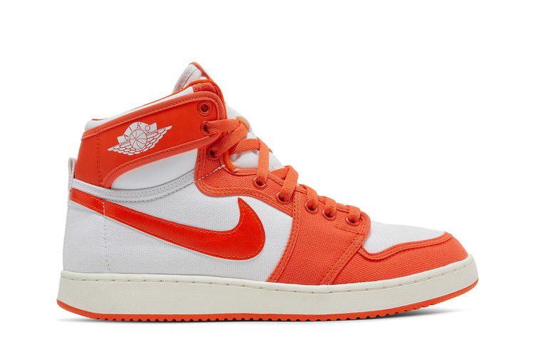 Air Jordan 1 KO High 'Syracuse' — Rush Orange/White