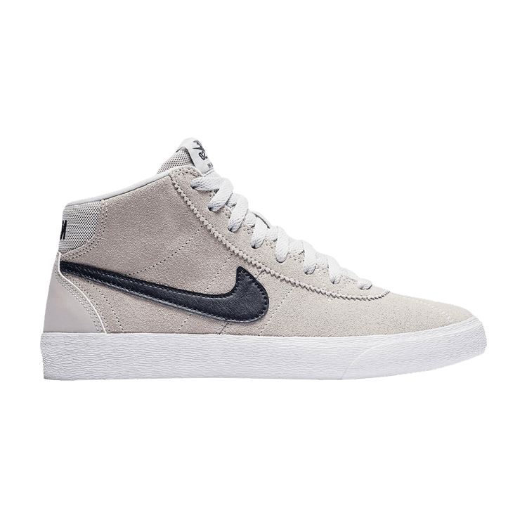 Nike Wmns Bruin High SB 'Pure Platinum Obsidian' — Pure Platinum/Obsidian/White