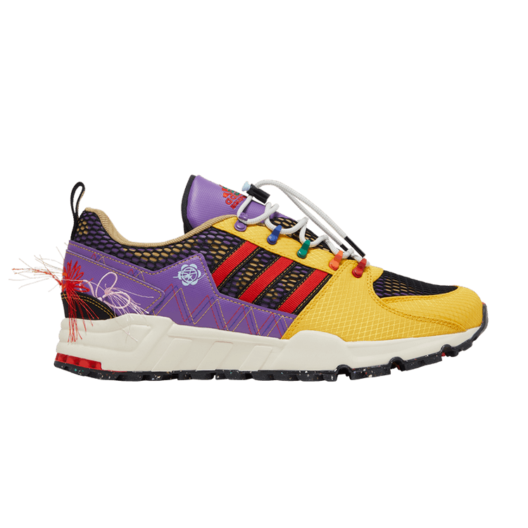 Sean Wotherspoon x adidas Equipment Support 93 'Super Earth' — Bold Gold/Red/Active Purple