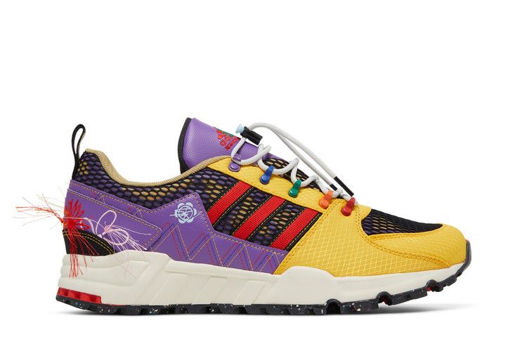 Sean Wotherspoon x adidas Equipment Support 93 'Super Earth' — Bold Gold/Red/Active Purple
