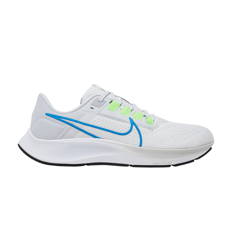 Nike Air Zoom Pegasus 38 'White Imperial Blue' — White/Pure Platinum/Wolf Grey/Imperial Blue