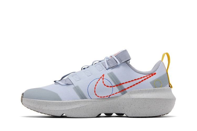 Nike Crater Impact GS 'Football Grey Game Royal' — Football Grey/Wolf Grey/Rush Orange/Game Royal