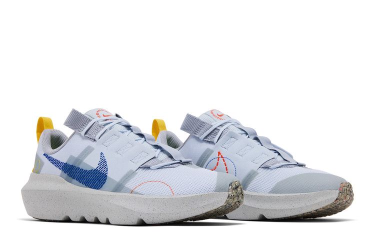 Nike Crater Impact GS 'Football Grey Game Royal' — Football Grey/Wolf Grey/Rush Orange/Game Royal