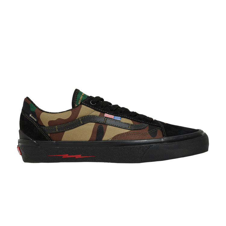 DEFCON x Vans Old Skool GTX 'Black Woodland Camo' — Black/Woodland