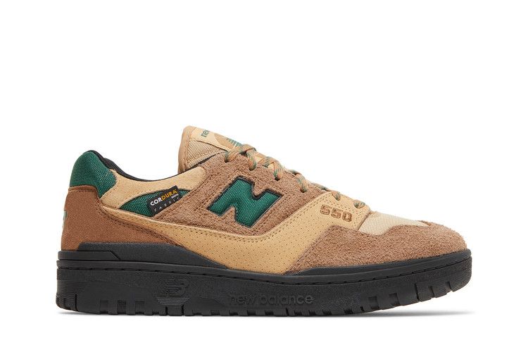 size? x New Balance 550 'Cordura Pack - Light Brown Green' — Light Brown/Green