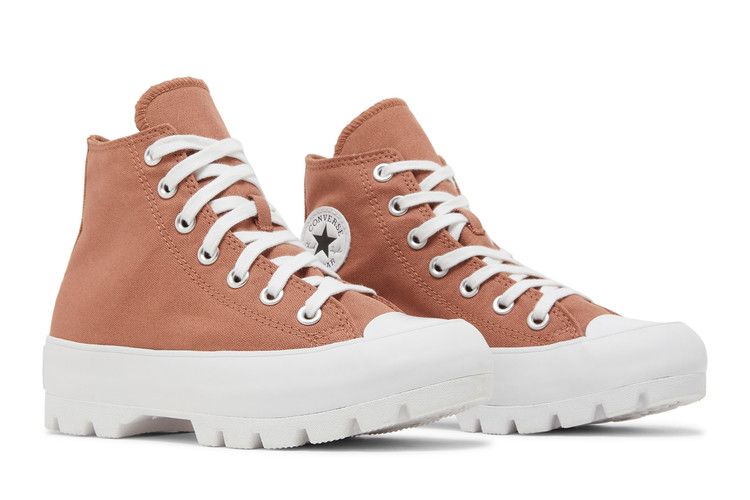 Converse Wmns Chuck Taylor All Star Lugged High 'Seasonal Color - Mineral Clay' — Mineral Clay/White/Black