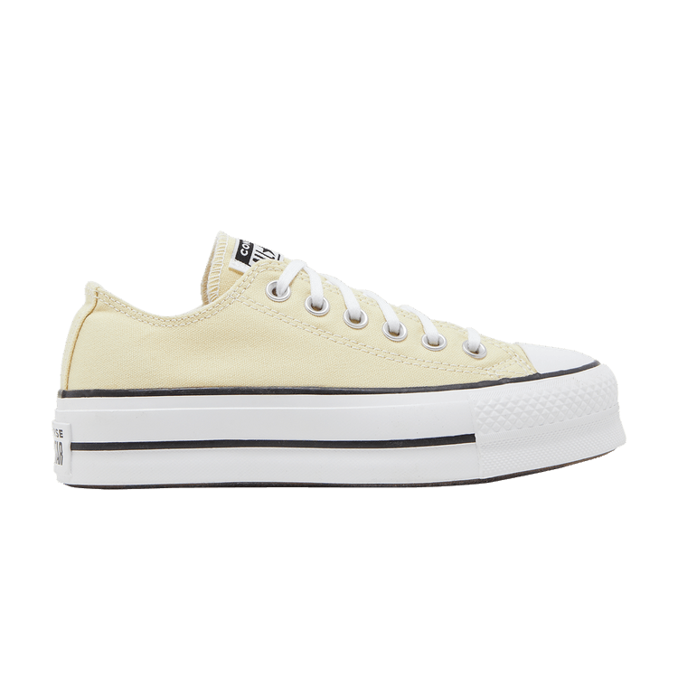 Converse Wmns Chuck Taylor All Star Lift Platform Low 'Seasonal Color - Lemon Drop' — Lemon Drop/Black/White