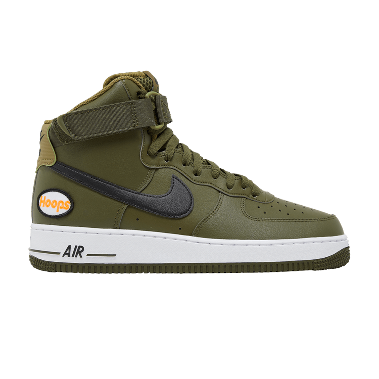 Nike Air Force 1 High '07 LV8 'Hoops Pack - Rough Green' — Rough Green/Black/Total Orange