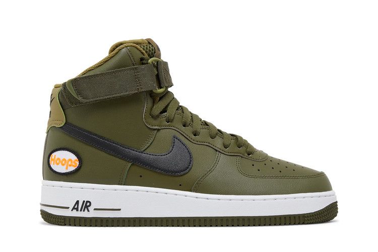 Nike Air Force 1 High '07 LV8 'Hoops Pack - Rough Green' — Rough Green/Black/Total Orange (2)