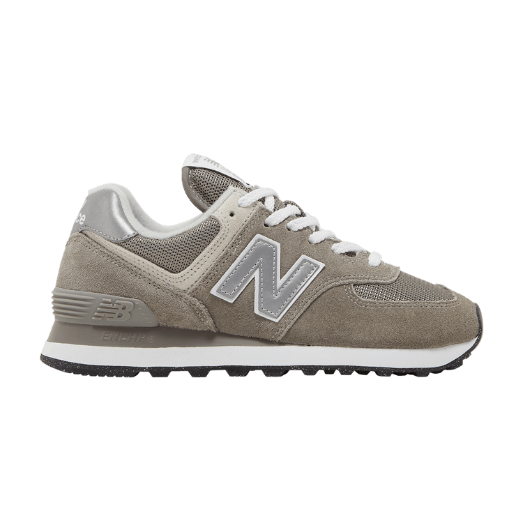 New Balance Wmns 574 Core 'Grey White' — Grey/White