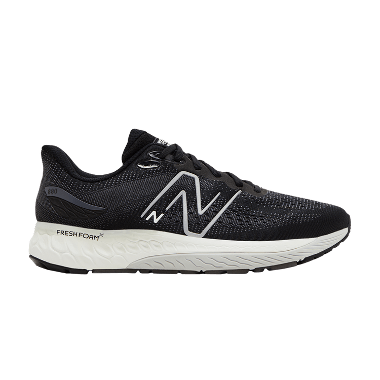 New Balance Fresh Foam X 880v12 4E Wide 'Black Light Aluminum' — Black/Lead/Light Aluminum