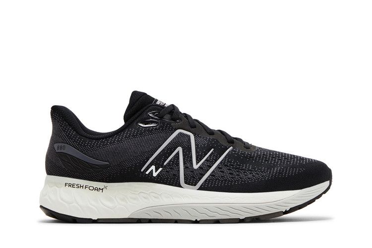 New Balance Fresh Foam X 880v12 4E Wide 'Black Light Aluminum' — Black/Lead/Light Aluminum