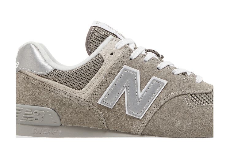 New Balance Wmns 574 Core Wide 'Grey White' — Grey/White