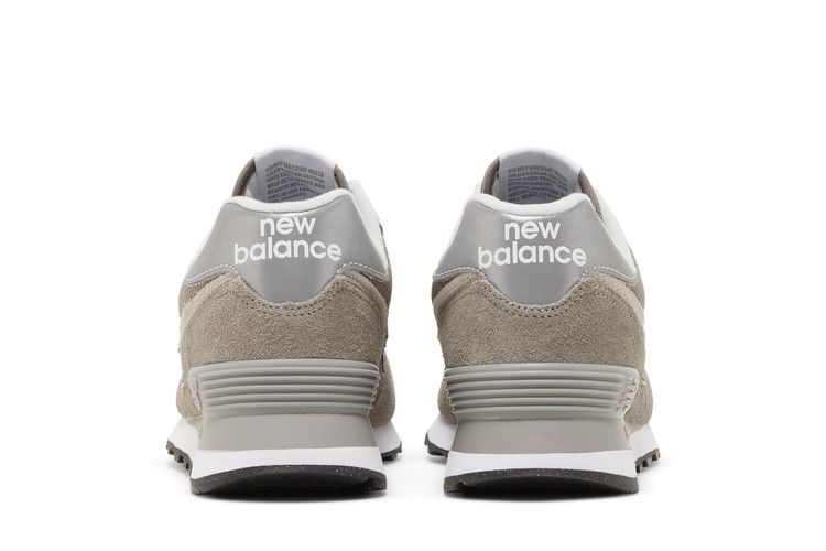 New Balance Wmns 574 Core Wide 'Grey White' — Grey/White