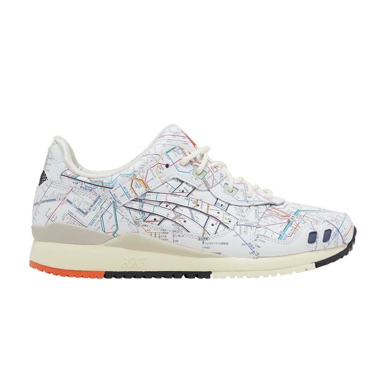 atmos x ASICS Gel Lyte 3 OG 'Tokyo Subway' — White/Peacoat