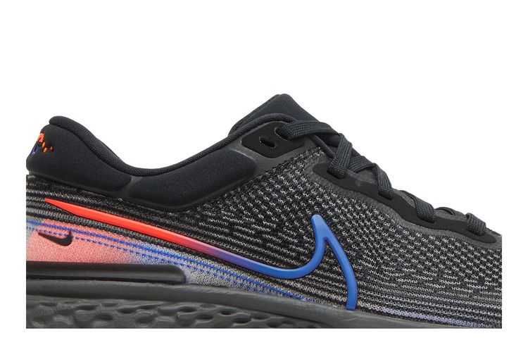 Nike ZoomX Invincible Run Flyknit 'Black Total Orange' — Black/Bright Crimson/Total Orange/Racer Blue