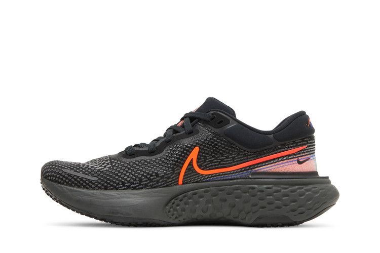 Nike ZoomX Invincible Run Flyknit 'Black Total Orange' — Black/Bright Crimson/Total Orange/Racer Blue