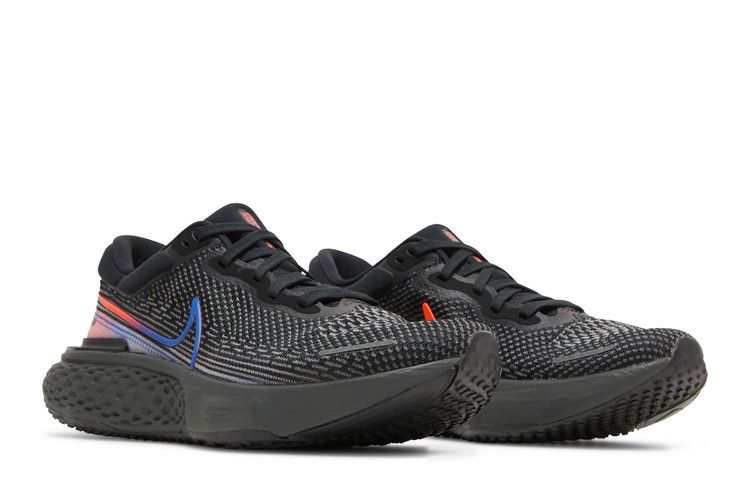 Nike ZoomX Invincible Run Flyknit 'Black Total Orange' — Black/Bright Crimson/Total Orange/Racer Blue