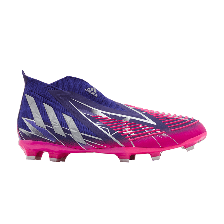 adidas Predator Edge+ FG J 'Team College Purple' — Team College Purple/Silver Metallic/Team Shock Pink 2