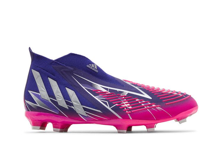 adidas Predator Edge+ FG J 'Team College Purple' — Team College Purple/Silver Metallic/Team Shock Pink 2