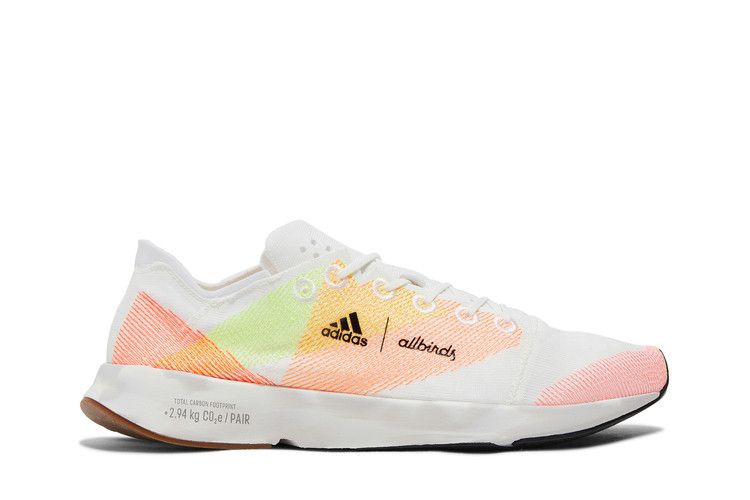 Allbirds x adidas Wmns Adizero 2.94 KG CO2e 'Acid Red' — Non Dyed/Core Black/Acid Red