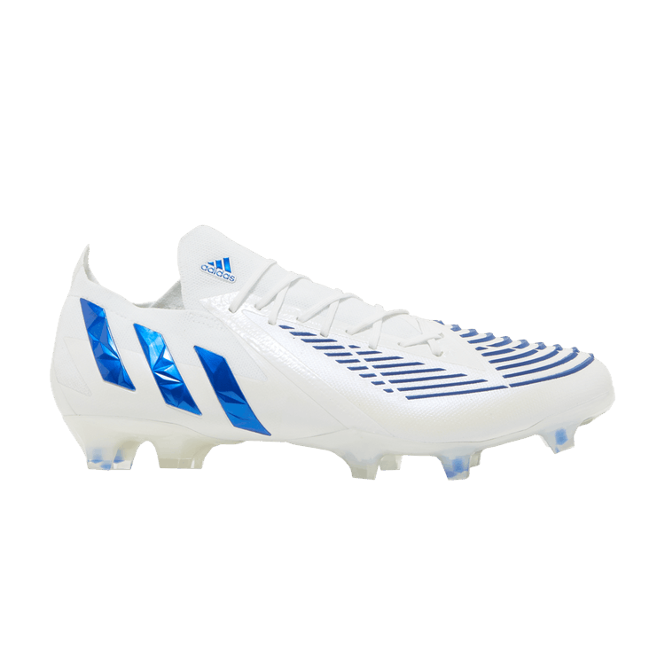 Adidas Predator Edge.1 Low FG 'White Hi-Res Blue' — Cloud White/Hi-Res Blue/Cloud White