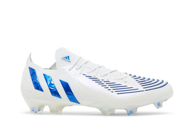 Adidas Predator Edge.1 Low FG 'White Hi-Res Blue' — Cloud White/Hi-Res Blue/Cloud White