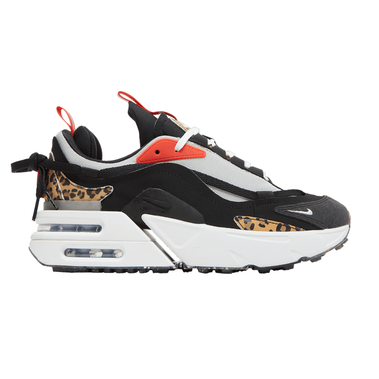 Nike Wmns Air Max Furyosa 'Leopard' — Black/Black/Light Bone