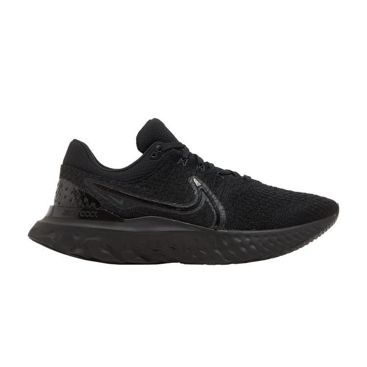 Nike React Infinity Run Flyknit 3 'Triple Black' — Black/Black/Black