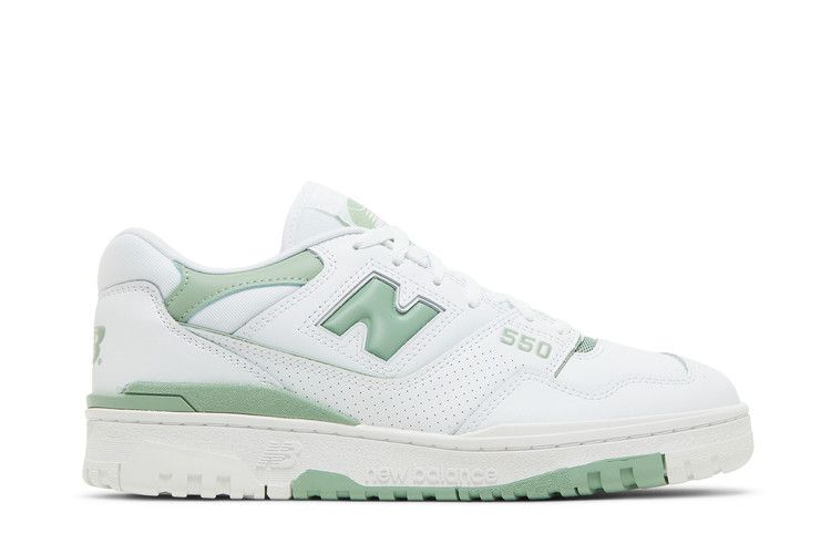New Balance 550 'White Mint Green' — White/Mint Green