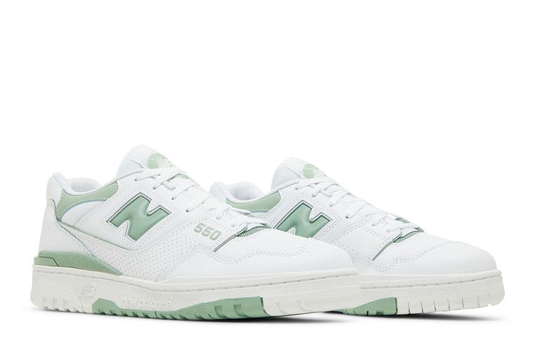 New Balance 550 'White Mint Green' — White/Mint Green