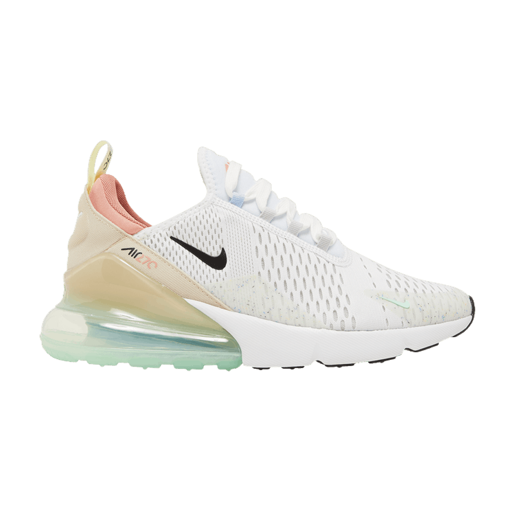 Nike Air Max 270 'White Sanddrift' — White/Sanddrift/Pure Platinum/Black