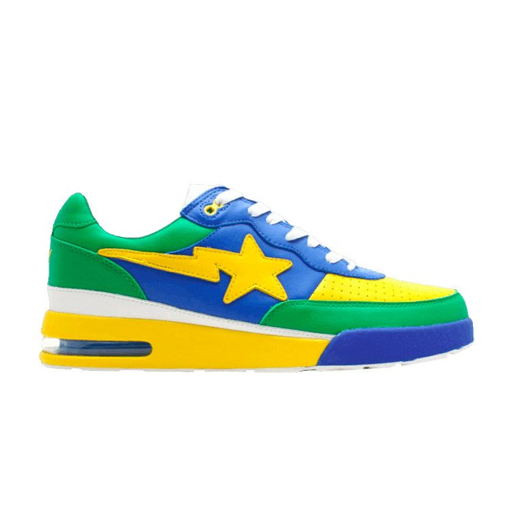 BAPE Roadsta FS-034 Low 'Yellow Blue Green White' — Yellow/Blue/Green/White