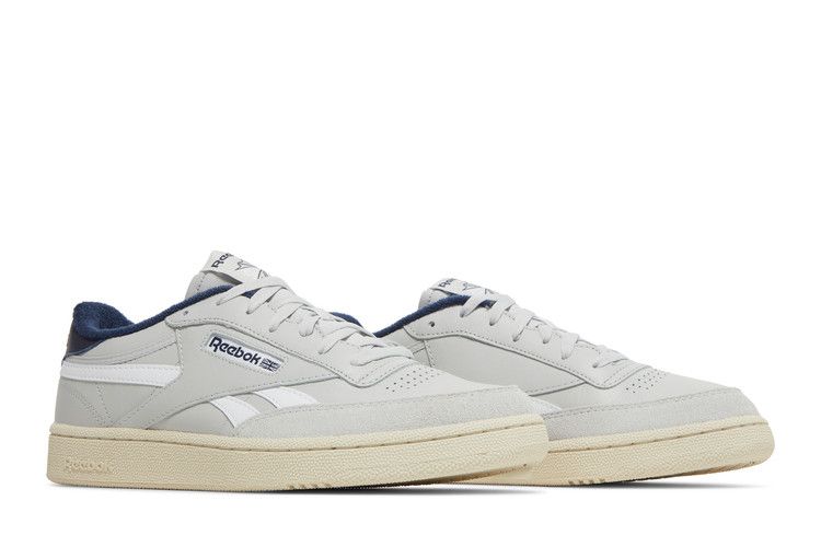 Reebok Club C Revenge 'Pure Grey Vector Navy' — Pure Grey 2/Vector Navy/Alabaster