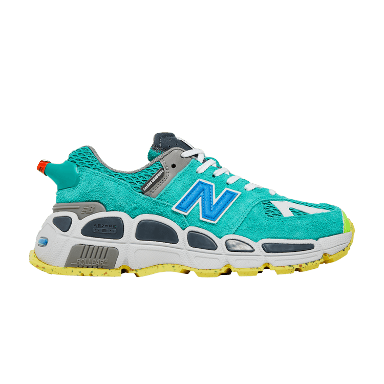 Salehe Bembury x New Balance 574 YURT 'Universal Communication - Emerald Sky' — Emerald Sky/Grey