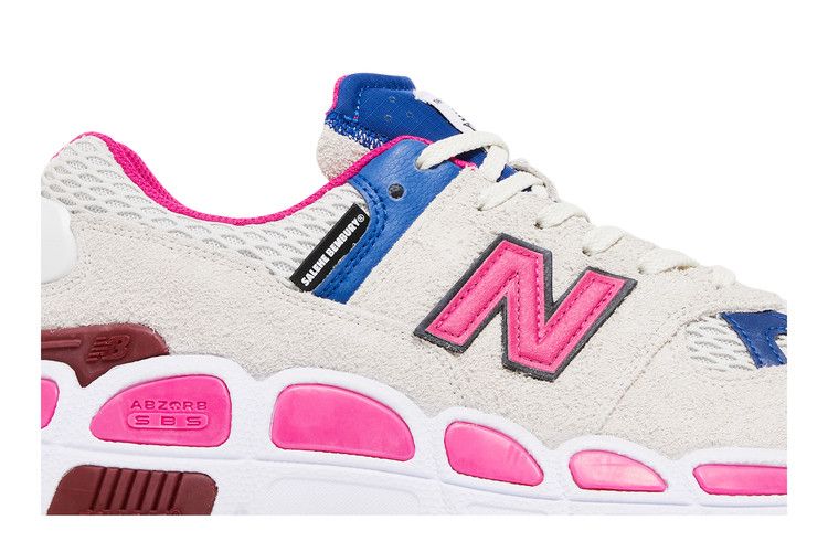 Salehe Bembury x New Balance 574 YURT 'Universal Communication - Workwear White' — Workwear White/Pink