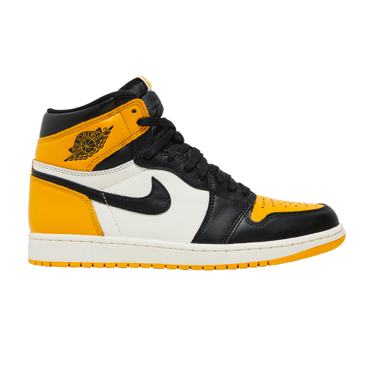 Air Jordan 1 Retro High OG 'Yellow Toe' — Taxi/Black/Sail