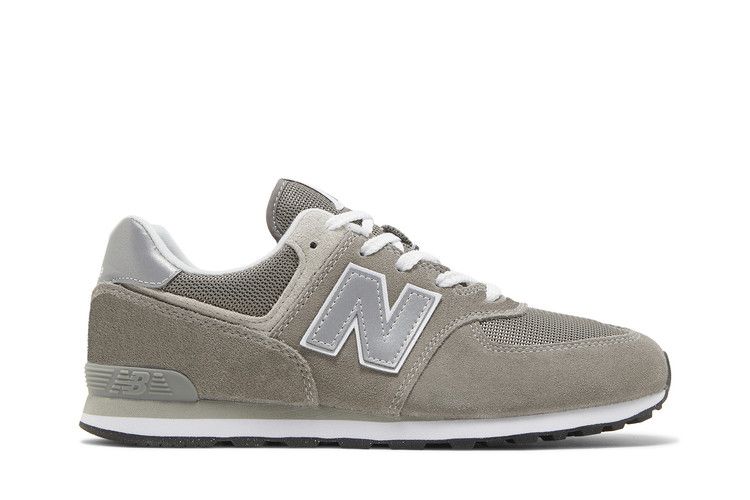 New Balance 574 Big Kid 'Core Pack - Grey White' — Grey/White