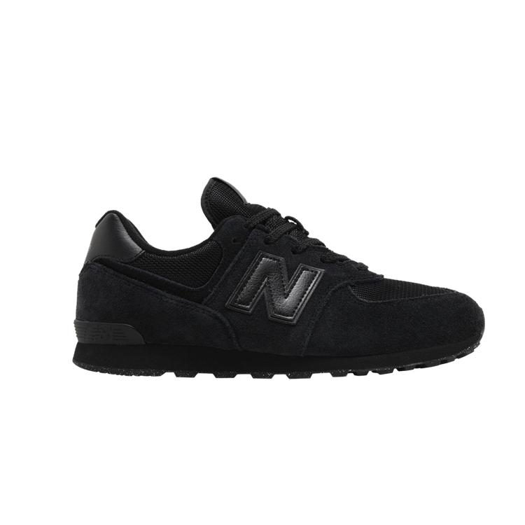 New Balance 574 Big Kid Wide 'Core Pack - Black' — Black