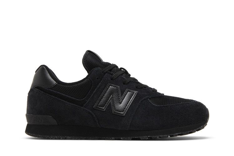 New Balance 574 Big Kid Wide 'Core Pack - Black' — Black
