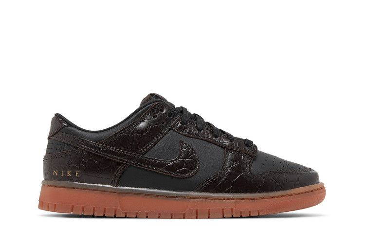 Nike Dunk Low SE 'Chocolate Croc' — Black/Velvet Brown/Brown Basalt/Sail/Brown Basalt (2)
