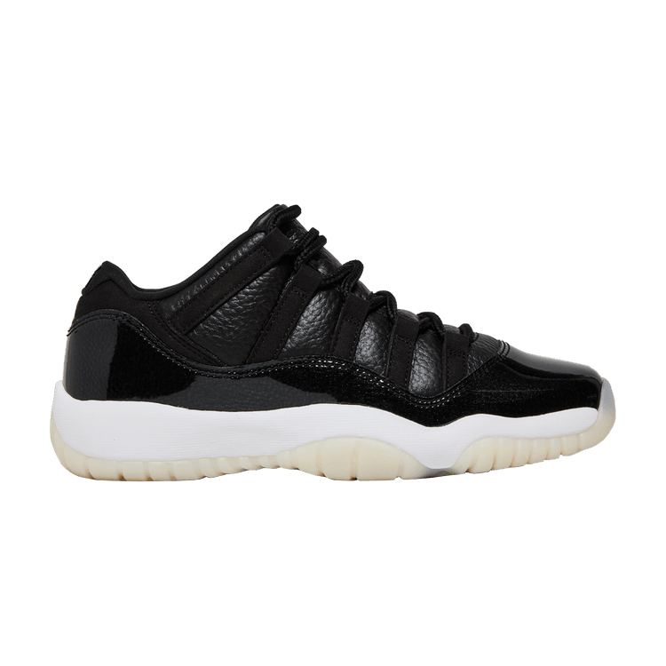Air Jordan 11 Retro Low GS '72-10' — Black/Gym Red/White/Sail